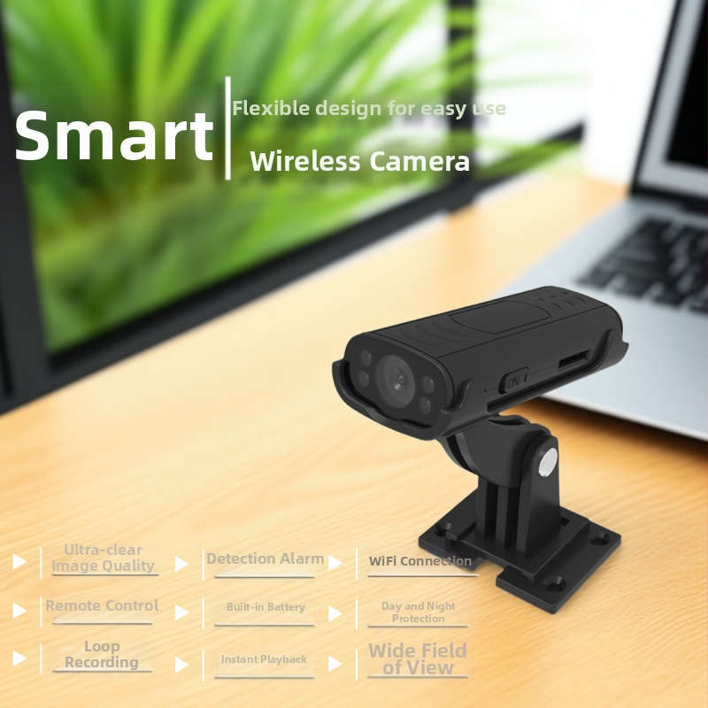 Inteligentná WiFi kamera do domácnosti, 1080P, širokouhlý uhol, nočné videnie, detekcia poplachu a diaľkové monitorovanie cez aplikáciu