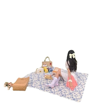 Χαλάκι πικνίκ, αδιάβροχο, 80% πολυεστέρας + 20% βαμβάκι, αδιάβροχος στρώμα PE βαμβάκι, καμβάς εξωτερικά ύφασμα, κατάλληλο για παραλία, πικ νικ και μπάρμπεκιου