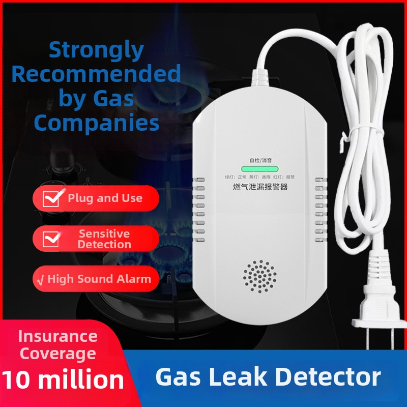 JT-WD101 Domový plynový detektor s alarmom, 220V, dosah 10 m, Metán, diaľkový alarm