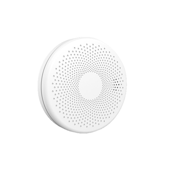 CS01W Detector fără fir de fum și CO, detectare la 360°, alarmă sonoră și luminoasă, alimentare cu baterie AA 1,5V