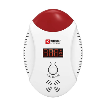 Detector de gaz cu afișaj de concentrație CO și gaze combustibile, alarmă, montaj pe perete, model CD17, 110-220V