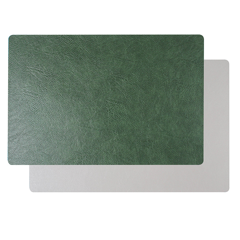 Τετράγωνη δερμάτινη σουπλά τραπεζιού σε σκανδιναβικό στυλ, ρετρό φινίρισμα πολυτελείας, αδιάβροχη και ανθεκτική στην υγρασία, διπλό στρώμα μόνωσης, για οικιακή χρήση