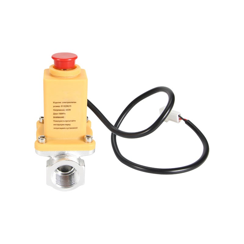 Gázszivárgás-szolenoid szelep, robbanásbiztos, fix típus, 0–100% LEL mérési tartomány, 24V, rézötvözet test