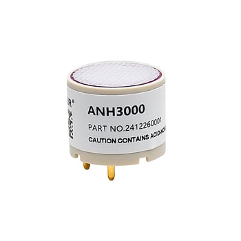 ANH3000 ammóniakoncentrációs szenzor - három elektródos elektro-kémiai gáz szenzor, tartomány 0–100 ppm, felbontás <1 ppm, működési hőmérséklet -30–50 °C