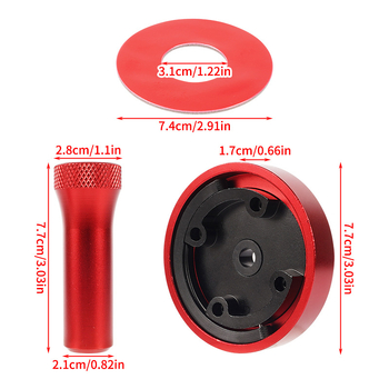 Adapter kapice plina za EVAP tester curenja – aluminij, kompatibilan s detektorima curenja automobilskog dima
