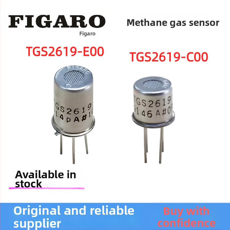 Figaro TGS2619-C00 E00 plynový senzor pre metán a zemný plyn – detekcia úniku plynu v domácnosti