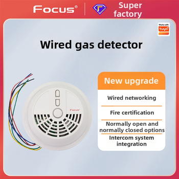 Detektor plynového alarmu MD2003, 12V, 360° detekcia, bezdrôtový, nástenná montáž