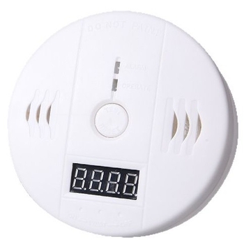 Detector 3 în 1 CO, incendiu şi gaz cu afișaj LCD – model DY-830; alimentare: baterii 3×9V sau DC12V; detecție 360° până la 5 m; wireless cu alarmă sonoră şi luminoasă