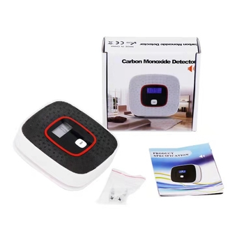 Alarmă de monoxid de carbon pentru casă, detector CO wireless, model D-616, detecție de 180°, avertizare vocală și luminoasă, montaj pe perete