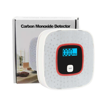 Alarmă de monoxid de carbon pentru casă, detector CO wireless, model D-616, detecție de 180°, avertizare vocală și luminoasă, montaj pe perete