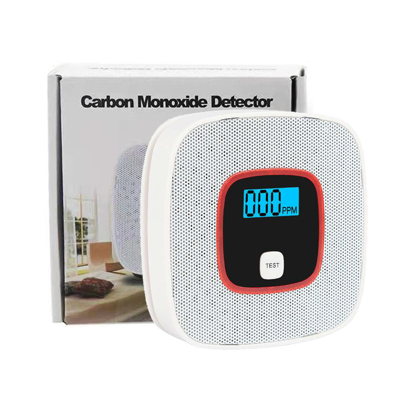 Alarmă de monoxid de carbon pentru casă, detector CO wireless, model D-616, detecție de 180°, avertizare vocală și luminoasă, montaj pe perete