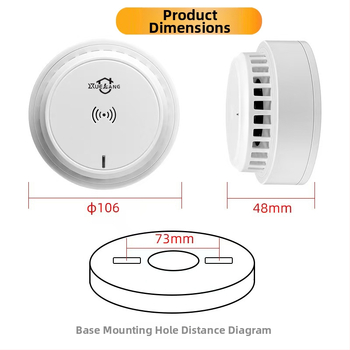 Gásový alarm XL-202 pre zemný plyn a LPG, 360° detekcia, montáž na strop, káblové pripojenie, napájanie 12VDC–220VAC, zvukovo-svetelný alarm