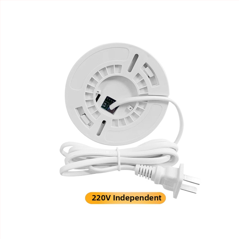 Gásový alarm XL-202 pre zemný plyn a LPG, 360° detekcia, montáž na strop, káblové pripojenie, napájanie 12VDC–220VAC, zvukovo-svetelný alarm