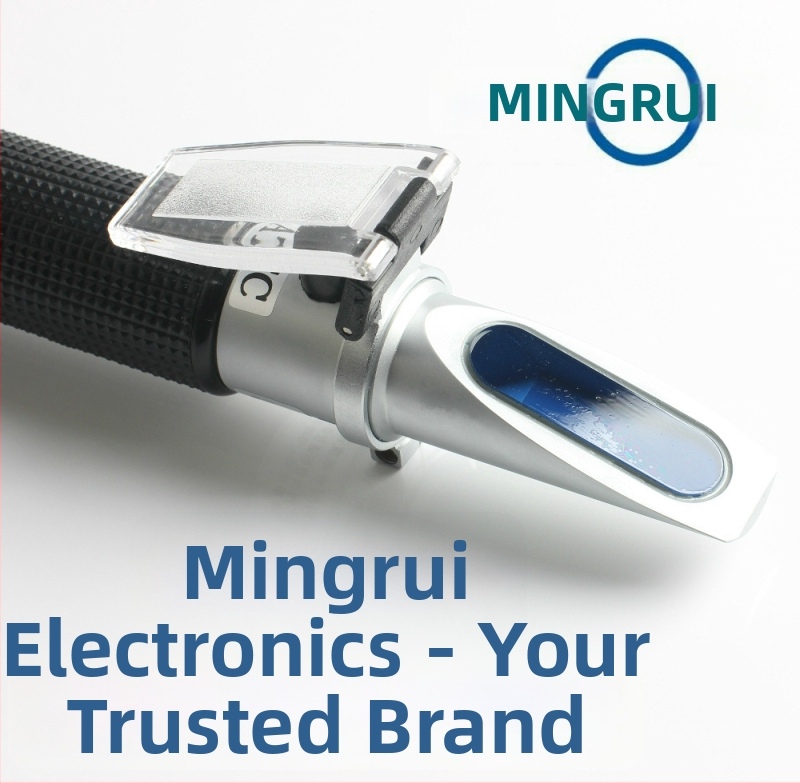 Ming Rui LCC8T prizmový refraktometer, rozsah merania 0–100, mriežková hodnota 0,5