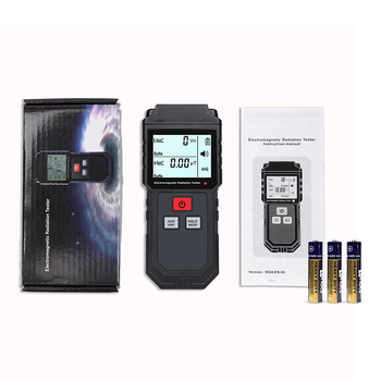 Agoal EMF tester 825 – detector de scurgeri de microunde și monitor pentru radiații electromagnetice de uz casnic, alimentare 6.3–50 V