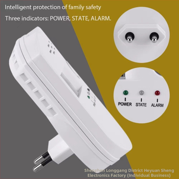 Plynový alarm s digitálnym displejom, detektor horľavých plynov, AC/DC napájanie, vstupné napätie 12–16V, výstupný výkon 80W