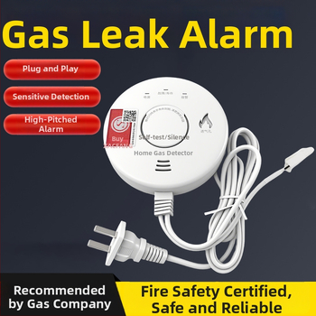 Detektor plynového alarmu pre kuchyňu – model JT-LZ-3952, automatické vypnutie elektromagnetickým ventilom