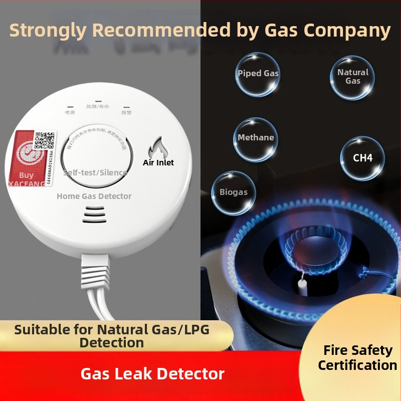 Detektor plynového alarmu pre kuchyňu – model JT-LZ-3952, automatické vypnutie elektromagnetickým ventilom