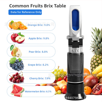 Refraktometru portabil pentru măsurarea zahărului, interval 0–32% Brix, brand Neutral, tester de conținut de zahăr
