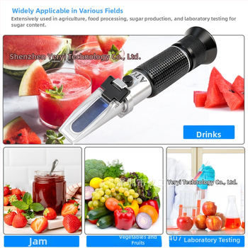 Refraktometru portabil pentru măsurarea zahărului, interval 0–32% Brix, brand Neutral, tester de conținut de zahăr