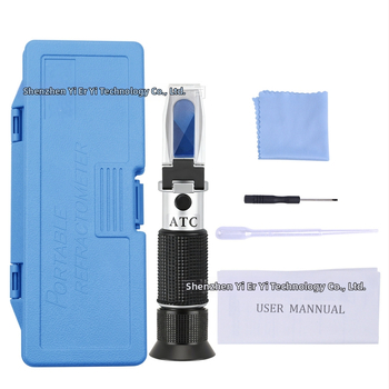 Refraktometru portabil pentru măsurarea zahărului, interval 0–32% Brix, brand Neutral, tester de conținut de zahăr