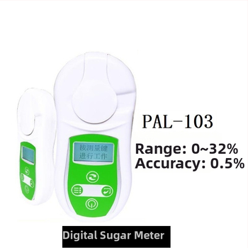 Refraktometru digital pentru fructe (PAL-103, 0–32% Brix, portabil, Qi wei)