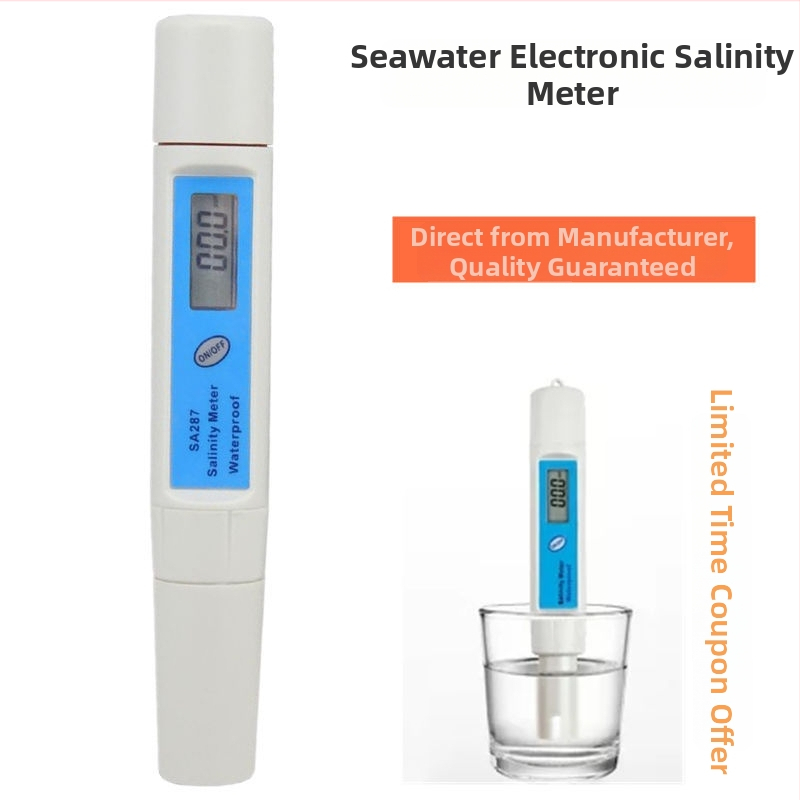 Fotoelektrický refraktometer pre slanosť pre akvakultúru — Model 1, Rozsah merania 1, Prispôsobiteľné spracovanie