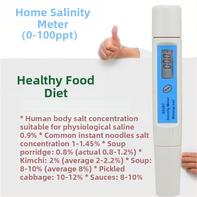 Fotoelektrický refraktometer pre slanosť pre akvakultúru — Model 1, Rozsah merania 1, Prispôsobiteľné spracovanie