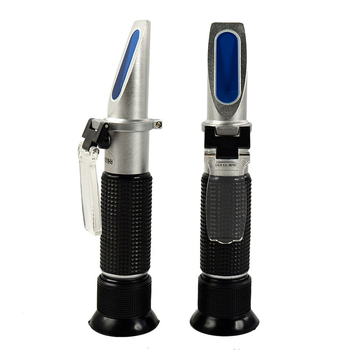 Refractometru manual pentru măsurarea conținutului de zahăr, a salinității și a punctului de înghețare (Model RHB0-32ATC, Stree)