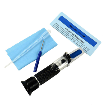 Refractometru manual pentru măsurarea conținutului de zahăr, a salinității și a punctului de înghețare (Model RHB0-32ATC, Stree)