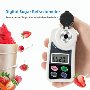 Digitálny refraktometer na ovocný cukor, model C95, LCD displej, rozlíšenie 0,01, pracovná teplota 10–40°C