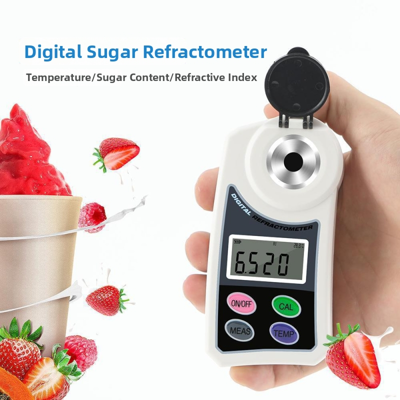 Digitálny refraktometer na ovocný cukor, model C95, LCD displej, rozlíšenie 0,01, pracovná teplota 10–40°C