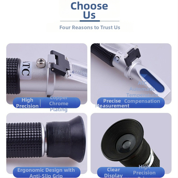 Fotoelektronikus refraktométer, modell RHC-300ATC, állatorvosi használatra