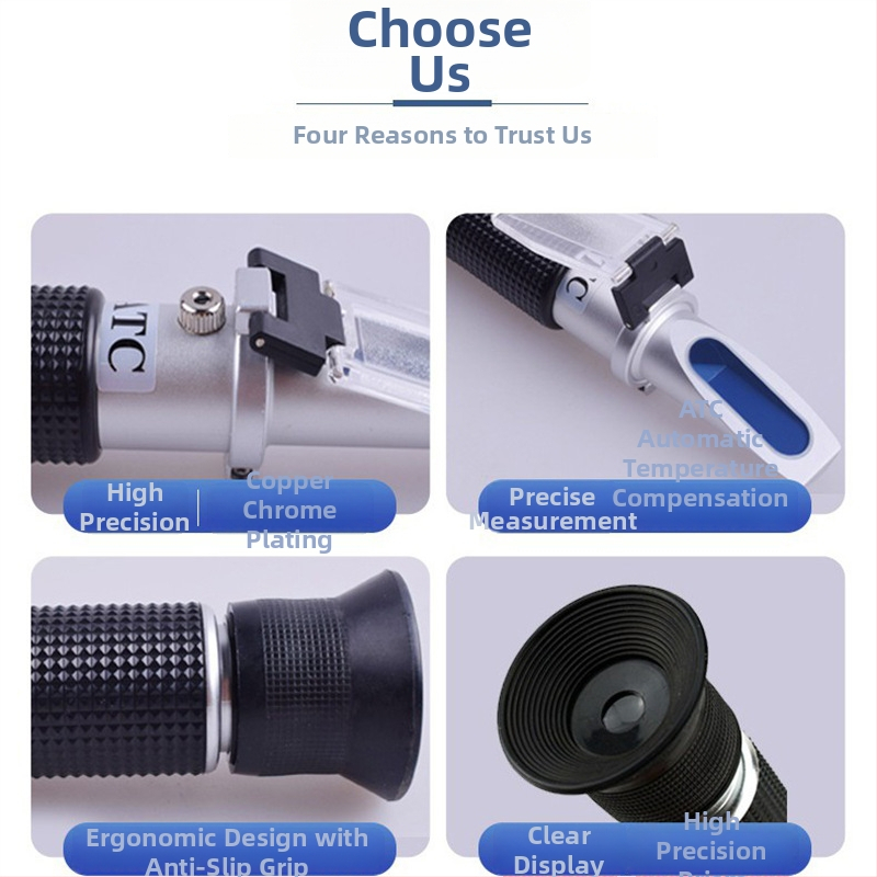 Fotoelektronikus refraktométer, modell RHC-300ATC, állatorvosi használatra