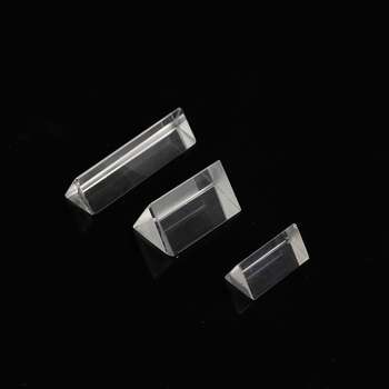 Gyerekeknek szóló oktatási optikai prizmaszett — hét színű szivárványfény, háromszög alakú prizma, refrakciós lencse