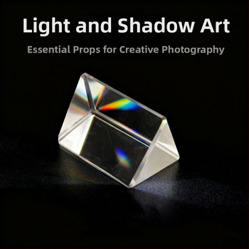 K9 optické sklo, trojuholníkový hranol pre demonštrácie refrakcie, vzdelávací nástroj pre optické prístroje