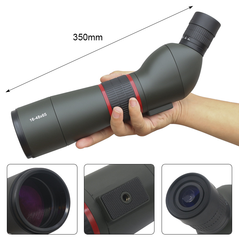 Monokular s HD zoomom, velikim otvorom, noćnim vidom pri slabom osvjetljenju, za promatranje ptica i fotografiranje mobilnim telefonom