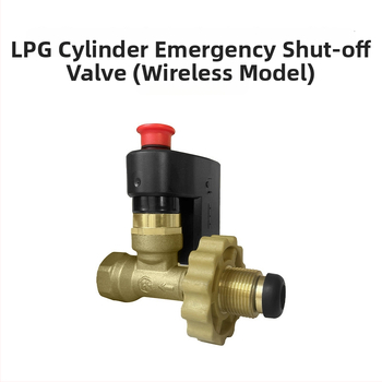 Detektor úniku plynu s uzatváracím ventilom LPG, model XH-FM100, 12–24V, 360° detekcia, dosah 5 m, -40°C až 70°C