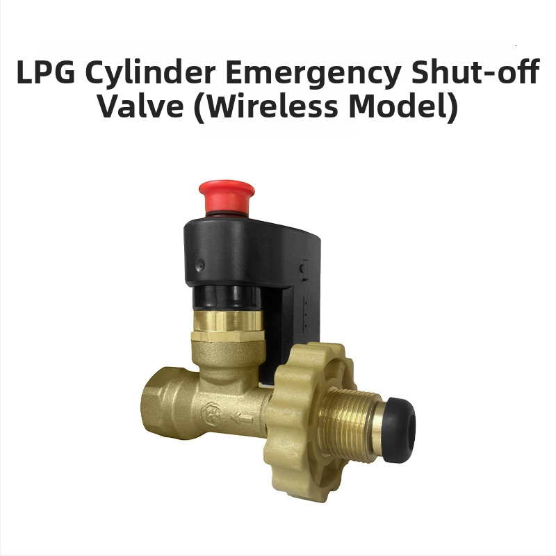 Detektor úniku plynu s uzatváracím ventilom LPG, model XH-FM100, 12–24V, 360° detekcia, dosah 5 m, -40°C až 70°C