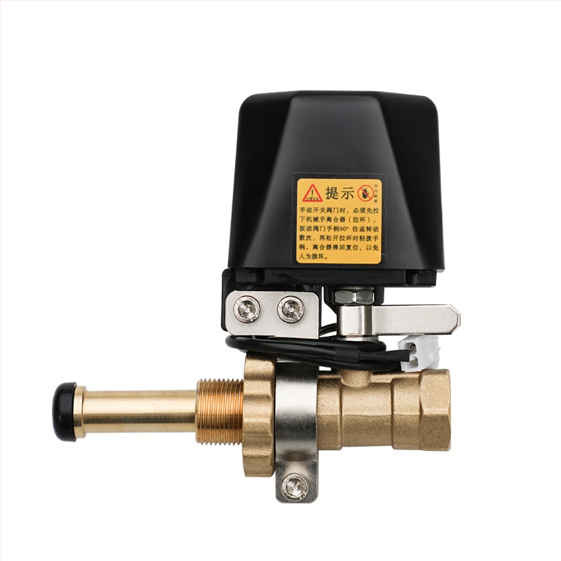 Detektor úniku plynu s uzatváracím ventilom LPG, model XH-FM100, 12–24V, 360° detekcia, dosah 5 m, -40°C až 70°C