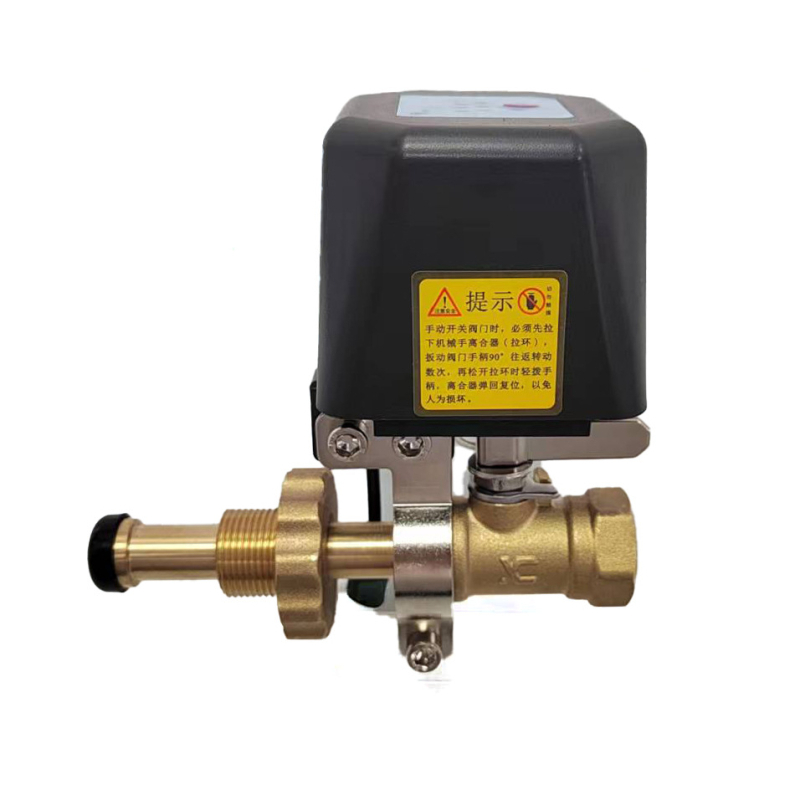 Senzor de scurgeri gaze cu robinet de siguranță pentru LPG, model XH-FM100, 12–24V, detecție 360°, rază 5 m, -40°C până la 70°C