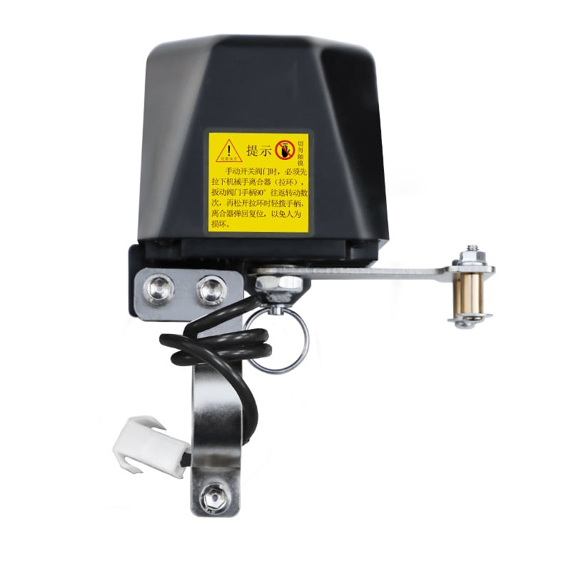 Senzor de scurgeri gaze cu robinet de siguranță pentru LPG, model XH-FM100, 12–24V, detecție 360°, rază 5 m, -40°C până la 70°C