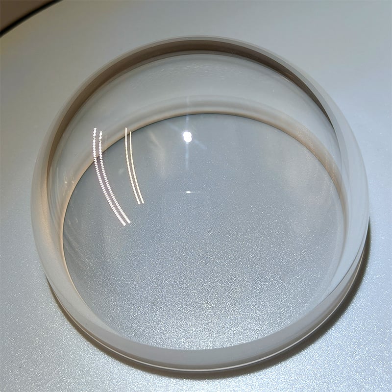 Ball Cover Lens — optikai üveg, panoráma, lágy fény, magas diszperzió, teljes visszaverődés