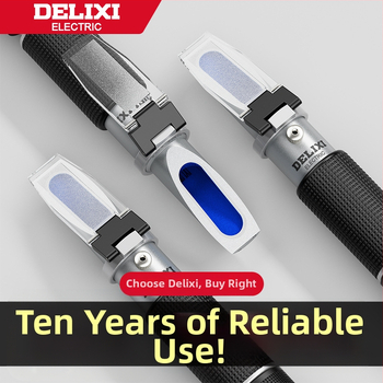 Delixi DLX-ARH100 prenosný refraktometer na meranie slanosti a koncentrácie morskej vody, určený pre potravinárske aplikácie