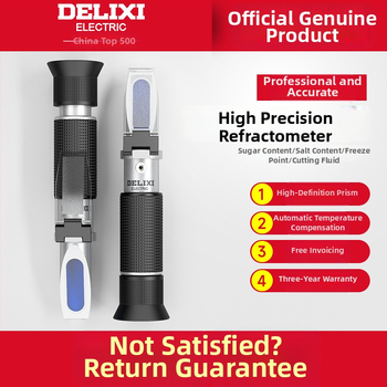 Delixi DLX-ARH100 prenosný refraktometer na meranie slanosti a koncentrácie morskej vody, určený pre potravinárske aplikácie