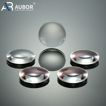 Lentilă VR, design bikonvex, material PMMA/PC, Aubor optoelectronics, pentru aplicații în aviație, medicină, militară și domeniul optic