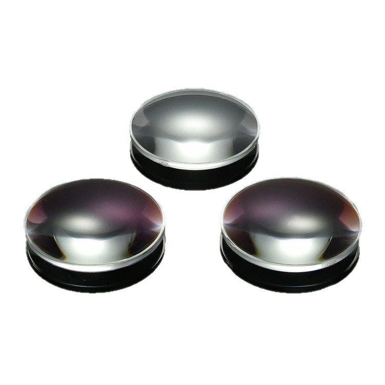 Lentilă VR, design bikonvex, material PMMA/PC, Aubor optoelectronics, pentru aplicații în aviație, medicină, militară și domeniul optic