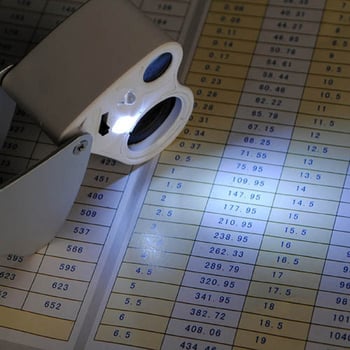 PHYHOO Lupa za nakit s LED osvjetljenjem, uvećanje 30x/60x