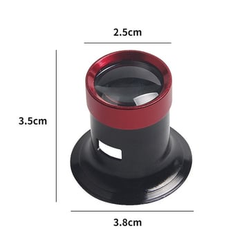 Εργαλεία επισκευής ρολογιών με μεγεθυντικό φακό — Zilan; Κράμα αλουμινίου; Φακός από γυαλί