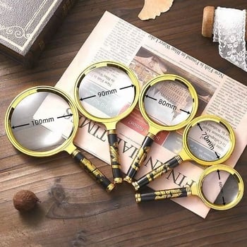 100x HD μεγεθυντικός φακός για ανάγνωση ηλικιωμένων, πρεσβυωπία και επισκευές παιδιών